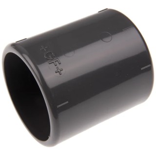 Georg Fischer Plastic Pipe Fitting Straight Push-in Equal Socket 2 in 721911111