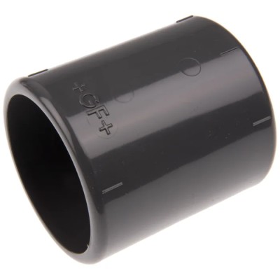 Georg Fischer Plastic Pipe Fitting Straight Push-in Equal Socket 2 in 721911111