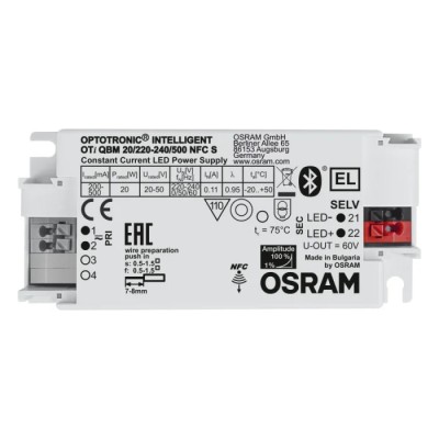 Osram 20W 300V 500mA Constant Current 2 Output LED Driver IP20 
