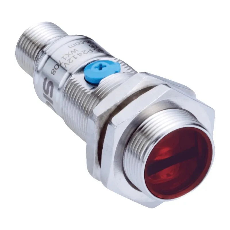 SICK Energetic Photoelectric Sensor Barrel Sensor Detection Range 5 mm to 550 mm PNP Output Stainless Steel GRTE18S-P2452V