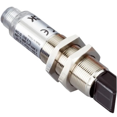 SICK Energetic Photoelectric Sensor, Barrel Style, Detection Range 1 mm to 900 mm, PNP Output, IP67, Nickel VTE180-2F32484