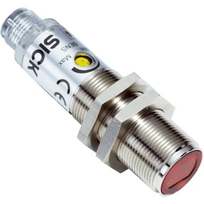 SICK Energetic Photoelectric Sensor Barrel Sensor 1 mm to 1.1 m Detection Range PNP Output IP67 VTE180-2F32482