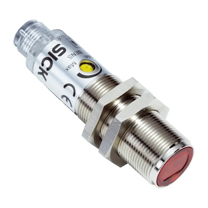 SICK Energetic Photoelectric Sensor Barrel Sensor 1 mm to 1.1 m Detection Range PNP Output IP67 VTE180-2F32482