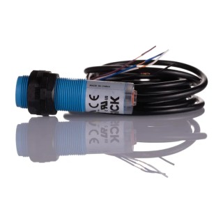 SICK Energetic Photoelectric Sensor Barrel Sensor 1 mm to 1.1 m Detection Range PNP Output IP67 VTE180-2P41187