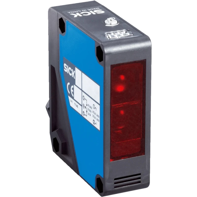 SICK Energetic Photoelectric Block Sensor, Relay Output, IP66/IP67, Detection Range 10 mm to 2 m, Model WTE280-2H4331