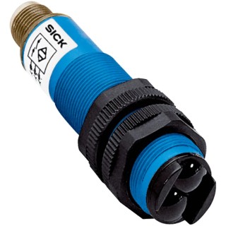 SICK Energetic Photoelectric Sensor Barrel Sensor 5 mm to 400 mm Detection Range PNP Output IP67 Protection VTE18-4P4740