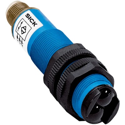SICK Energetic Photoelectric Sensor Barrel Sensor 5 mm to 400 mm Detection Range PNP Output IP67 Protection VTE18-4P4740