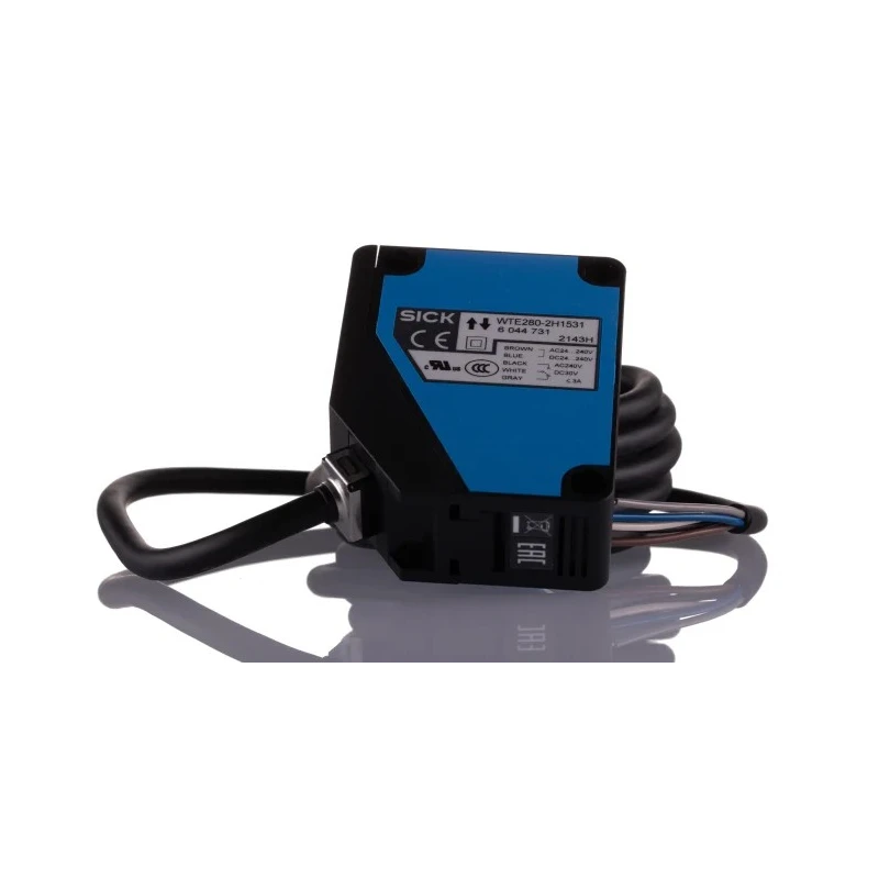 SICK Energetic Photoelectric Sensor Block Sensor 10 mm to 2 m Detection Range Relay Output IP66 IP67 WTE280-2H1531