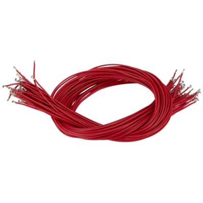 Molex Crimp Wire 0.08mm² 304mm Red Jacket Phosphor Bronze Picoblade Crimp 797581060
