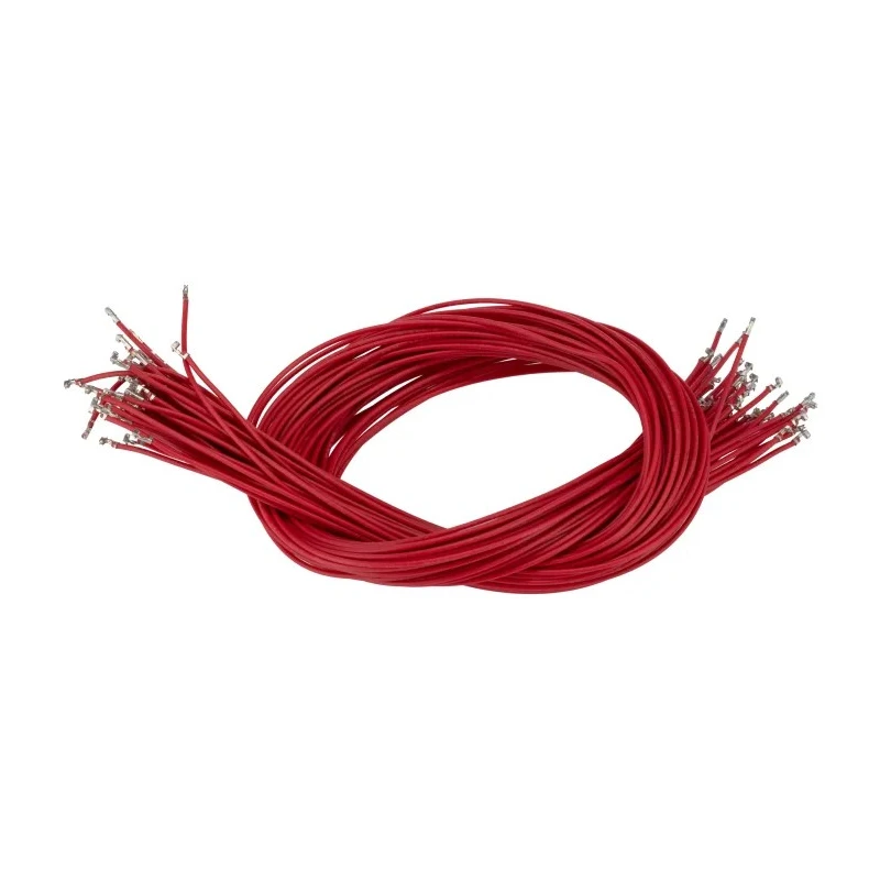 Molex Crimp Wire 0.08mm² 304mm Red Jacket Phosphor Bronze Picoblade Crimp 797581060