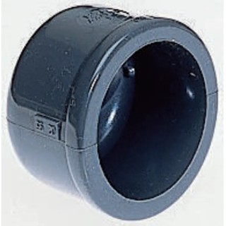 Georg Fischer Plastic Pipe Fitting Cap Polyvinyl Chloride Unplasticised PVC-U 721961111