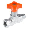 RS PRO Hydraulic Pressure Gauge Isolation Valve Carbon Steel Body G 1/4 Male Thread 400 Bar 278-8774