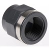 Georg Fischer Plastic Pipe Fitting Straight Push-in Socket 1 in Female PVC 45mm Length 721911008