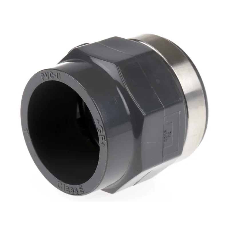 Georg Fischer Plastic Pipe Fitting Straight Push-in Socket 1 in Female PVC 45mm Length 721911008