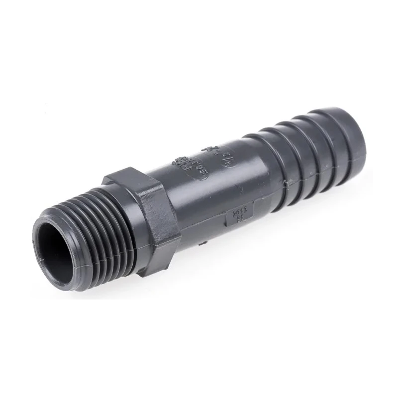 Georg Fischer Hose Connector 20 mm ID BSPT Male Thread Maximum Pressure 10 Bar 721960706
