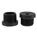 Georg Fischer Plastic Pipe Fitting Straight Threaded Plug PVC-U 1.25 in 1-1/4 in 721961909
