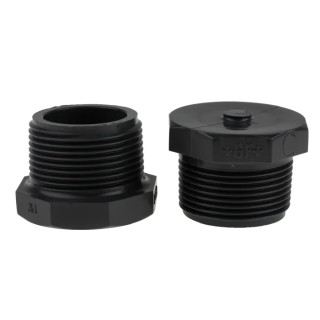 Georg Fischer Plastic Pipe Fitting Straight Threaded Plug PVC-U 1.25 in 1-1/4 in 721961909