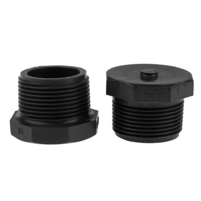 Georg Fischer Plastic Pipe Fitting Straight Threaded Plug PVC-U 1.25 in 1-1/4 in 721961909