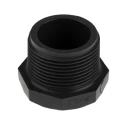 Georg Fischer Plastic Pipe Fitting Straight Threaded Plug PVC-U 1.25 in 1-1/4 in 721961909
