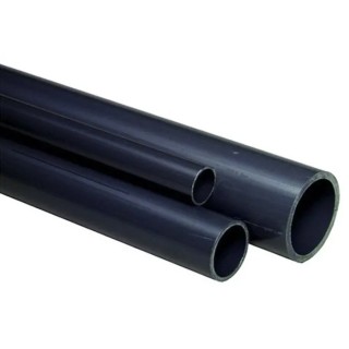 Georg Fischer PVC Pipe 2 m Length, 17 mm Outside Diameter, 1.9 mm Wall Thickness 20014B136