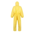 Skytec Yellow Disposable Coverall, Unisex, Size M, Chest Size 39.37 in, Hooded CDX1B/HX1500/YE2