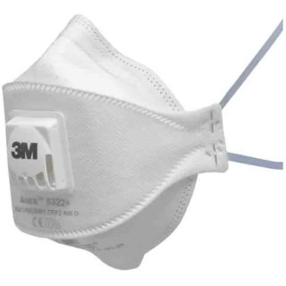3M 9300A+ Series FFP2 Disposable Face Mask Valved White United Kingdom FFP2 Protection FFP2