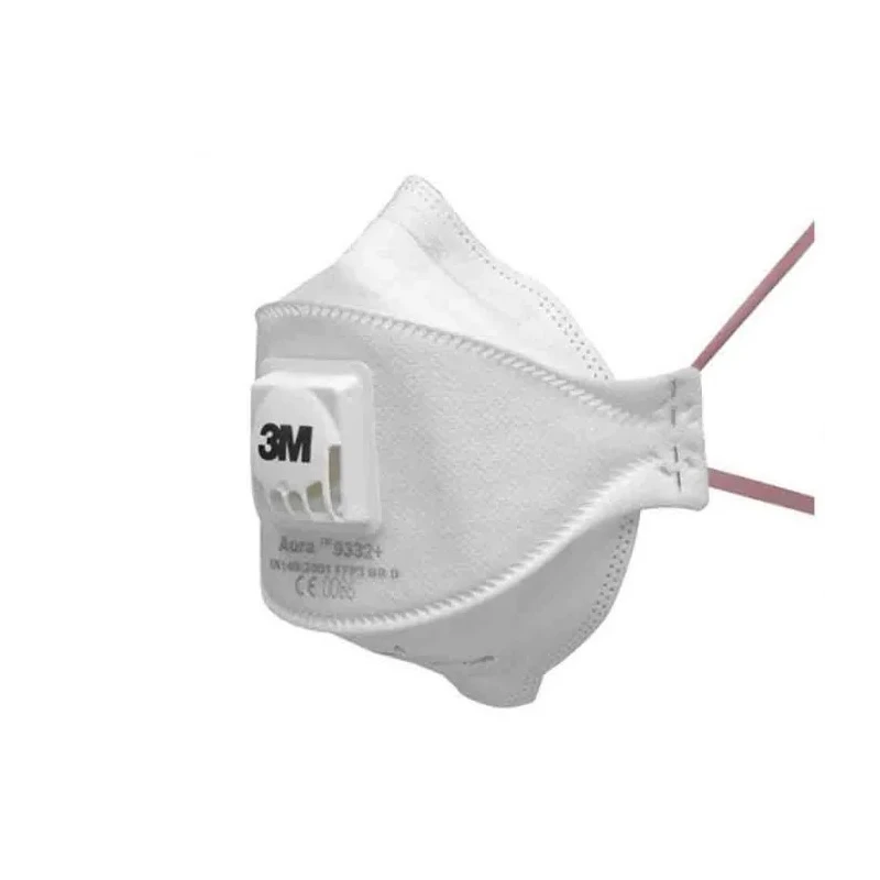3M 9300+ Series FFP3 Valved Disposable Face Mask Bulk Pack of 330 Masks United Kingdom FFP3 Protection FFP3