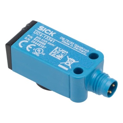 SICK Block Ultrasonic Proximity Sensor M3 Threaded Mount 150mm Detection 200mA PNP Output 30V DC UC4-13341