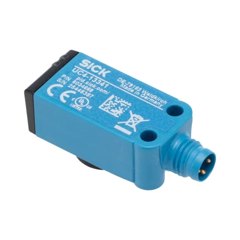 SICK Block Ultrasonic Proximity Sensor M3 Threaded Mount 150mm Detection 200mA PNP Output 30V DC UC4-13341
