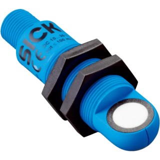 SICK Threaded Barrel Ultrasonic Proximity Sensor M18 x 1 1 m 200mA PNP 30 V dc UM18-218161102