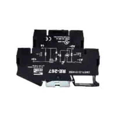 RS PRO Solid State Interface Relay DIN Rail Mount Maximum Control Voltage 265V AC Model 212-5499