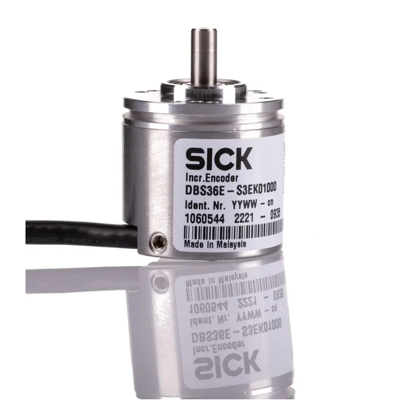 SICK DBS36 Core Series Incremental Encoder 30V, 1000 PPR, HTL Signal, Solid 6 mm Shaft DBS36
