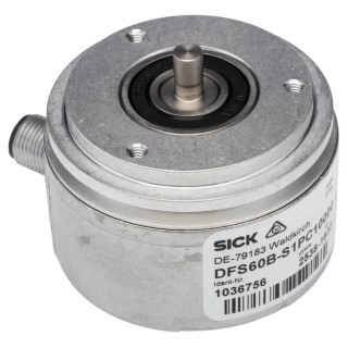 SICK Series Incremental Encoder 32V Supply, 10000 PPR, TTL and HTL Output Signals, Solid 6 mm Shaft, IP65/IP67, Germany DFS60