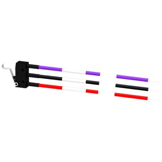 Siemens Padlockable Handle Red, Black, Blue 500 mm SENTRON Series 3KD9103-1