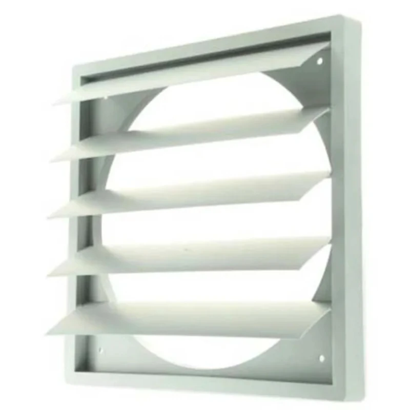 ebm-papst Ecologically Friendly Plastic Vent Grille Parallel Slat 294 mm x 294 mm x 26 mm WSK 25