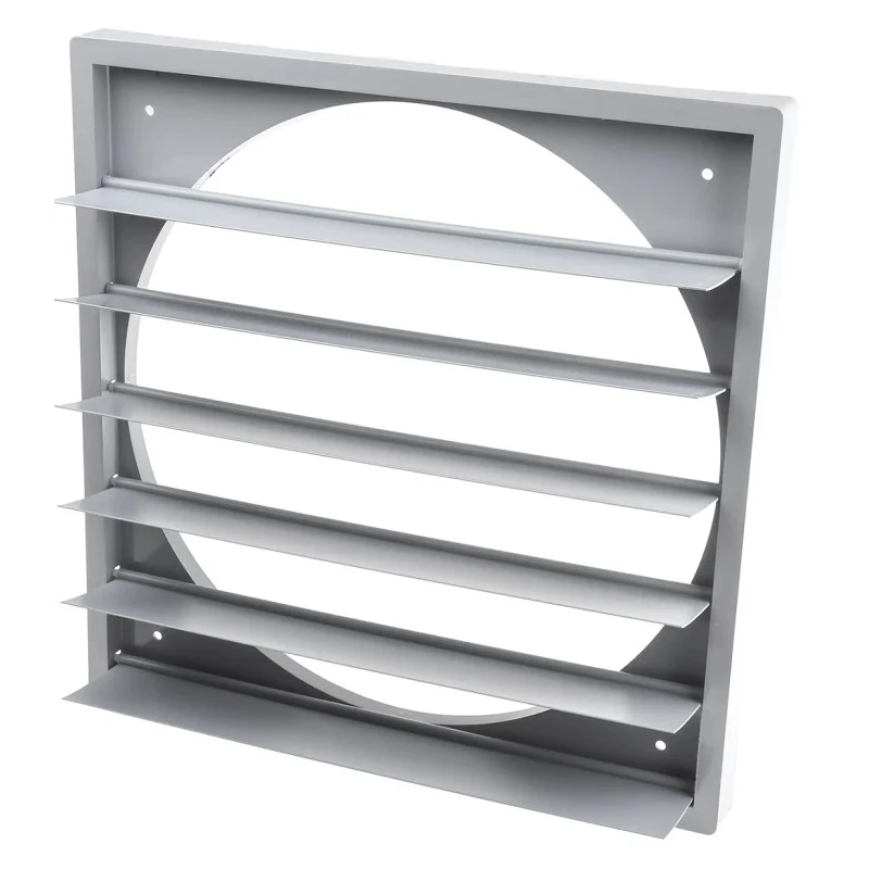 ebm-papst Ecologically Friendly Plastic Vent Grille Parallel Slat 347 mm Height x 347 mm Width x 26 mm Depth WSK 30