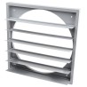 ebm-papst Ecologically Friendly Plastic Vent Grille Parallel Slat 347 mm Height x 347 mm Width x 26 mm Depth WSK 30