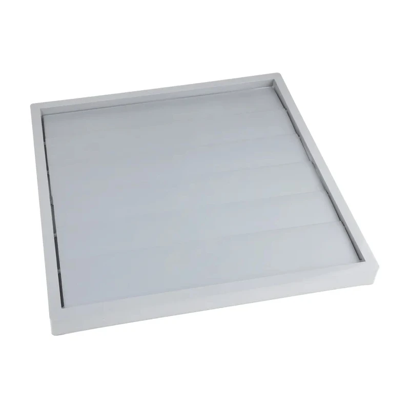 ebm-papst Ecologically Friendly Plastic Vent Grille Parallel Slat 347 mm Height x 347 mm Width x 26 mm Depth WSK 30
