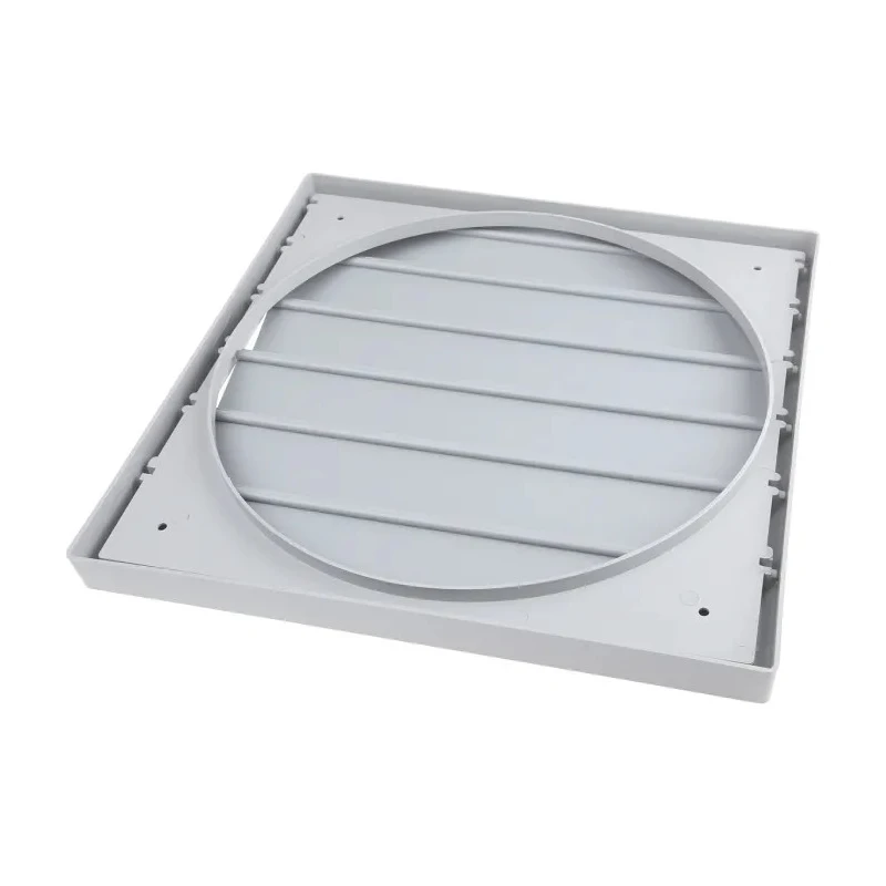 ebm-papst Ecologically Friendly Plastic Vent Grille Parallel Slat 347 mm Height x 347 mm Width x 26 mm Depth WSK 30
