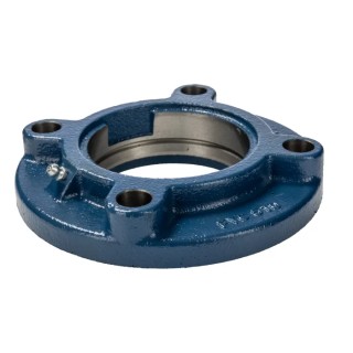 SKF Flanged Bearing Unit Cast Iron 90 mm Inside Diameter 4 Hole Cylindrical Bore FYC 510