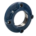 SKF Flanged Bearing Unit Cast Iron 90 mm Inside Diameter 4 Hole Cylindrical Bore FYC 510