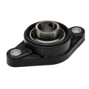 SKF 2 Hole Cylindrical Flanged Bearing Unit 25 mm Inside Diameter Steel Material Set Screw Locking FYTBK 25 TF