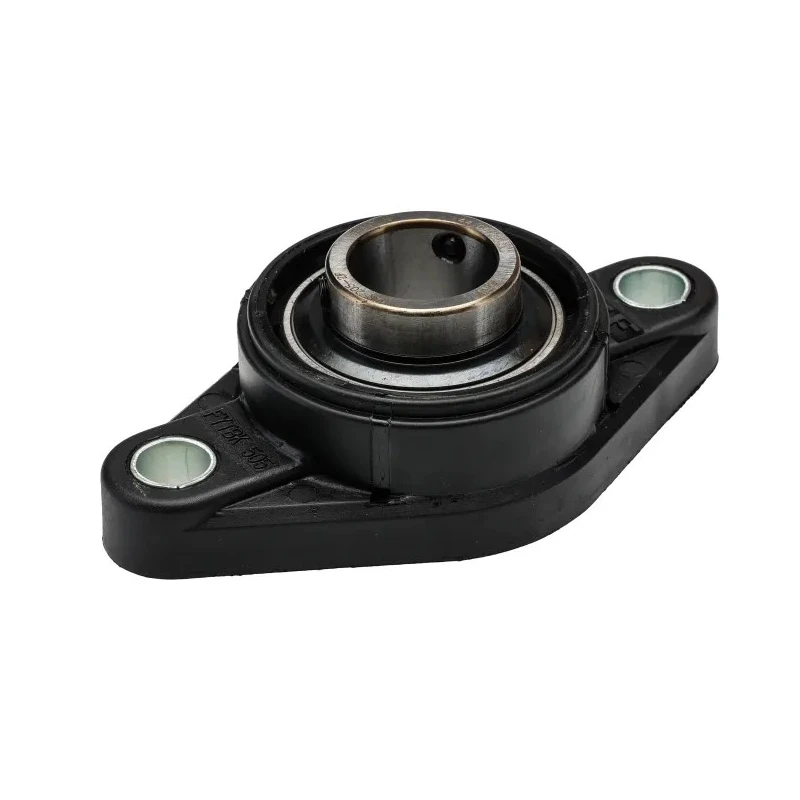 SKF 2 Hole Cylindrical Flanged Bearing Unit 25 mm Inside Diameter Steel Material Set Screw Locking FYTBK 25 TF