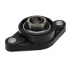 SKF 2 Hole Cylindrical Flanged Bearing Unit 25 mm Inside Diameter Steel Material Set Screw Locking FYTBK 25 TF