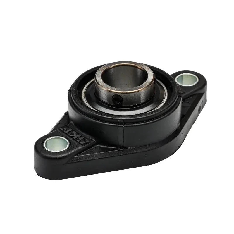 SKF 2 Hole Cylindrical Flanged Bearing Unit 25 mm Inside Diameter Steel Material Set Screw Locking FYTBK 25 TF