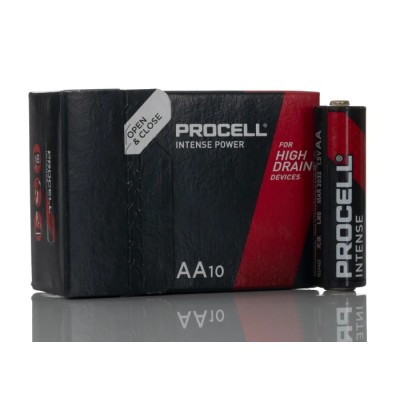 Duracell Procell Intense Alkaline AA Battery 1.5 V, 3.112 Ah Capacity, IEC LR6 5000394136830