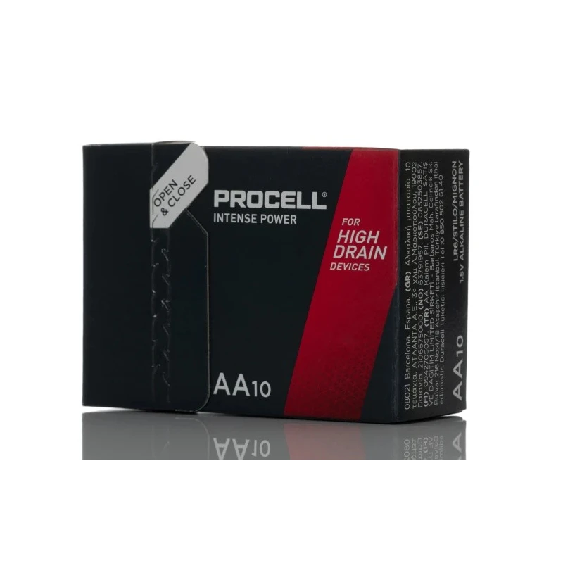 Duracell Procell Intense Alkaline AA Battery 1.5 V, 3.112 Ah Capacity, IEC LR6 5000394136830
