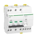Schneider Electric Residual Current Circuit Breaker with Overload Protection, 40A Current Rating, 3-Pole, 30 mA Trip A9DK1740