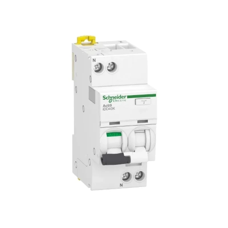 Schneider Electric Residual Current Circuit Breaker with Overload Protection, 40A Current Rating, 1-Pole, 300 mA A9DK5640