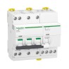 Schneider Electric Residual Current Circuit Breaker with Overload Protection, 40A Current Rating, 3-Pole, 300 mA A9DK5740